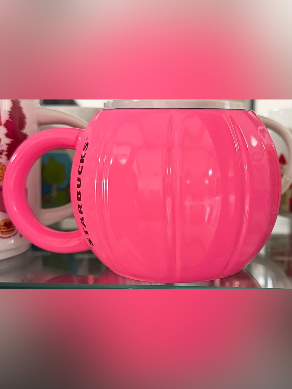 Pink Mug Close-up